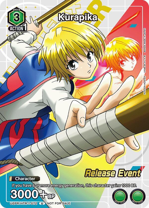 Kurapika (Release Event Participation) (UEPR/HTR-1-072) [UE02BT: HUNTER X HUNTER Release Event Cards]