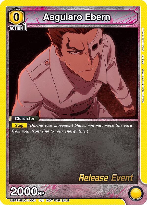 Asguiaro Ebern (UEPR/BLC-1-001) [UE01BT: BLEACH: Thousand-Year Blood War Release Event Cards]