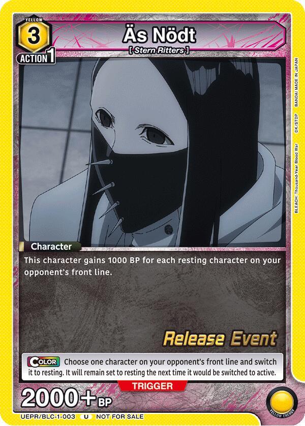 As Nodt (003) (UEPR/BLC-1-003) [UE01BT: BLEACH: Thousand-Year Blood War Release Event Cards]