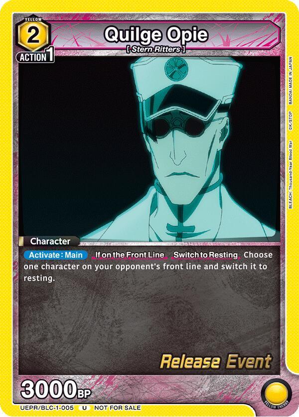 Quilge Opie (005) (UEPR/BLC-1-005) [UE01BT: BLEACH: Thousand-Year Blood War Release Event Cards]