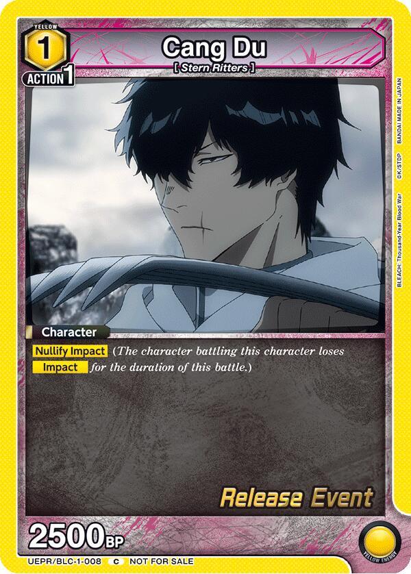 Cang Du (UEPR/BLC-1-008) [UE01BT: BLEACH: Thousand-Year Blood War Release Event Cards]