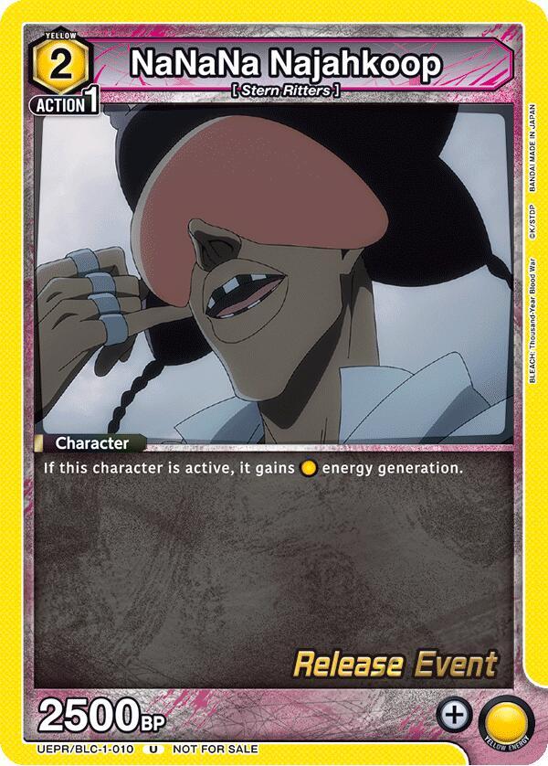 NaNaNa Najahkoop (UEPR/BLC-1-010) [UE01BT: BLEACH: Thousand-Year Blood War Release Event Cards]