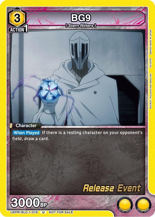 BG9 (UEPR/BLC-1-015) [UE01BT: BLEACH: Thousand-Year Blood War Release Event Cards]