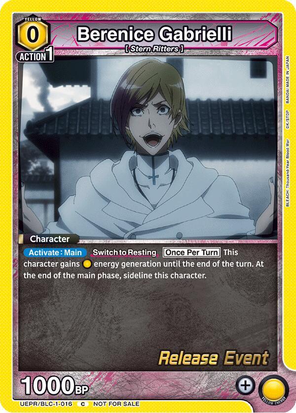 Berenice Gabrielli (UEPR/BLC-1-016) [UE01BT: BLEACH: Thousand-Year Blood War Release Event Cards]