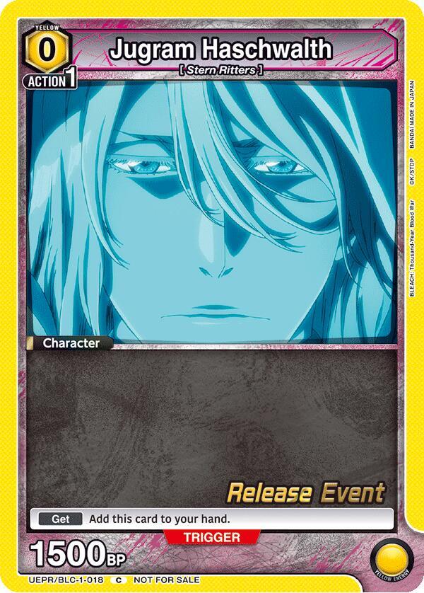 Jugram Haschwalth (018) (UEPR/BLC-1-018) [UE01BT: BLEACH: Thousand-Year Blood War Release Event Cards]