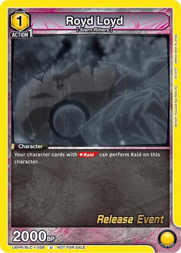 Royd Loyd (UEPR/BLC-1-026) [UE01BT: BLEACH: Thousand-Year Blood War Release Event Cards]
