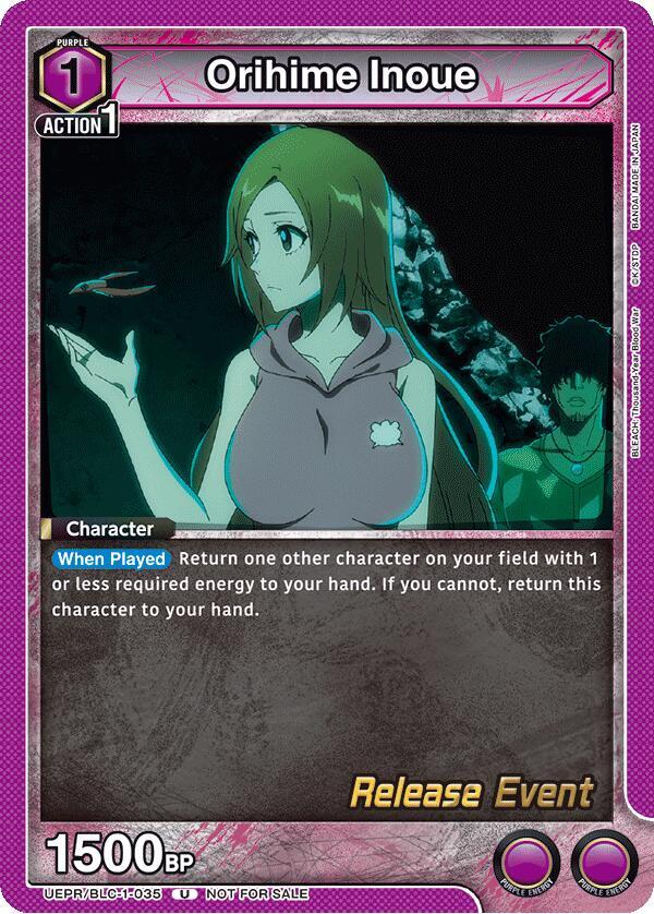 Orihime Inoue (UEPR/BLC-1-035) [UE01BT: BLEACH: Thousand-Year Blood War Release Event Cards]