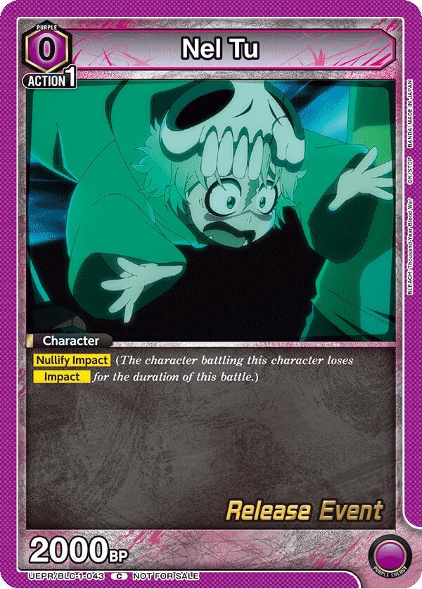 Nel Tu (UEPR/BLC-1-043) [UE01BT: BLEACH: Thousand-Year Blood War Release Event Cards]