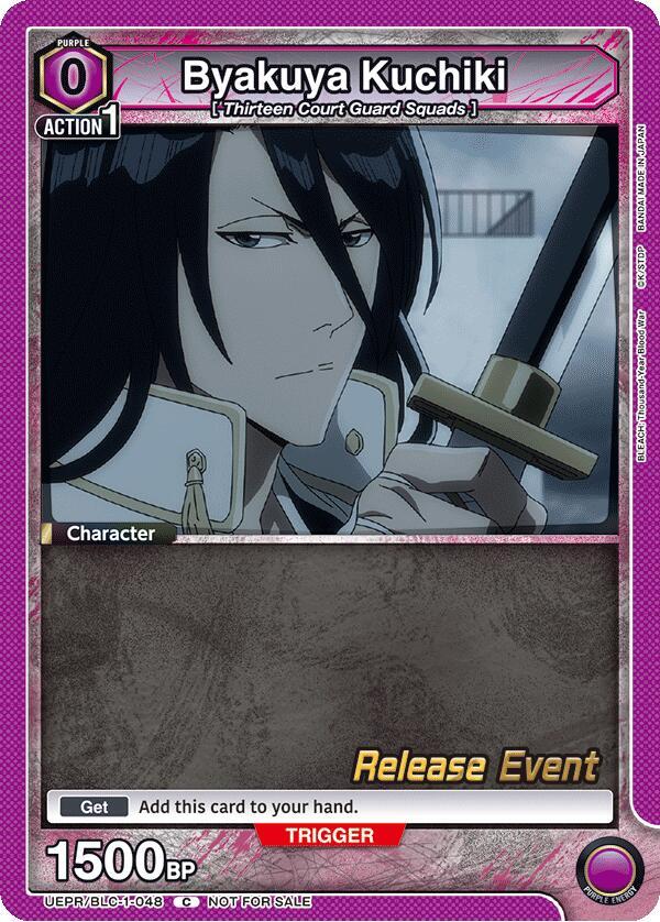 Byakuya Kuchiki (048) (UEPR/BLC-1-048) [UE01BT: BLEACH: Thousand-Year Blood War Release Event Cards]