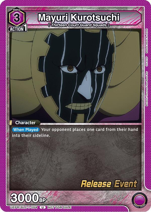 Mayuri Kurotsuchi (UEPR/BLC-1-054) [UE01BT: BLEACH: Thousand-Year Blood War Release Event Cards]