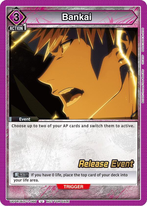 Bankai (066) (UEPR/BLC-1-066) [UE01BT: BLEACH: Thousand-Year Blood War Release Event Cards]