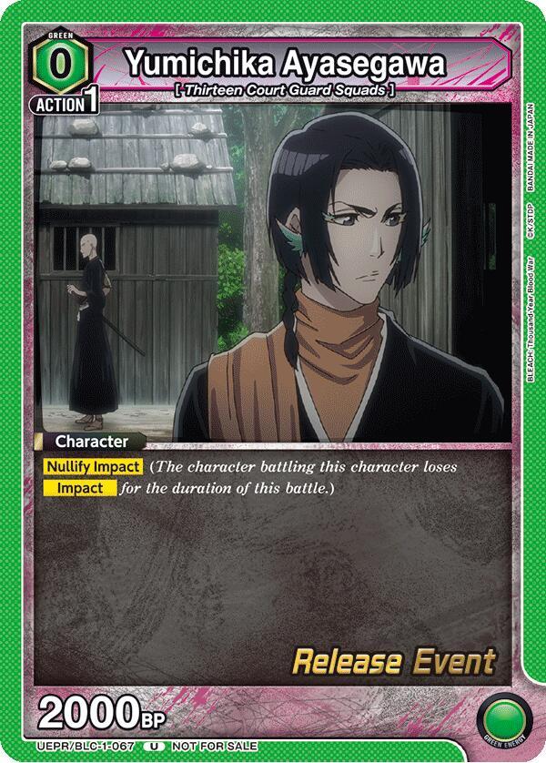 Yumichika Ayasegawa (UEPR/BLC-1-067) [UE01BT: BLEACH: Thousand-Year Blood War Release Event Cards]