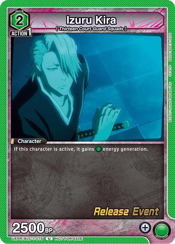 Izuru Kira (UEPR/BLC-1-075) [UE01BT: BLEACH: Thousand-Year Blood War Release Event Cards]