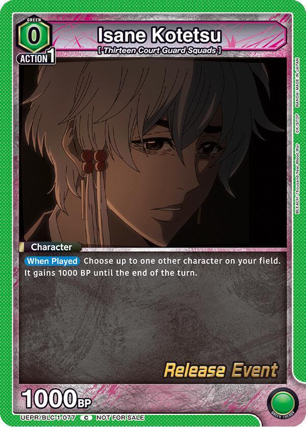 Isane Kotetsu (UEPR/BLC-1-077) [UE01BT: BLEACH: Thousand-Year Blood War Release Event Cards]