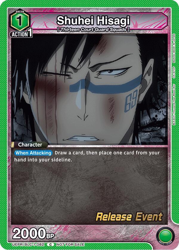 Shuhei Hisagi (UEPR/BLC-1-082) [UE01BT: BLEACH: Thousand-Year Blood War Release Event Cards]