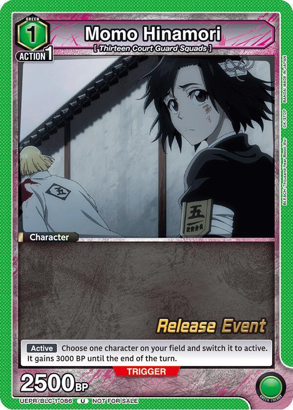 Momo Hinamori (UEPR/BLC-1-086) [UE01BT: BLEACH: Thousand-Year Blood War Release Event Cards]