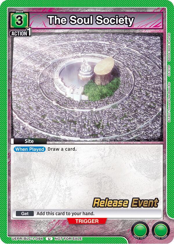 The Soul Society (UEPR/BLC-1-094) [UE01BT: BLEACH: Thousand-Year Blood War Release Event Cards]