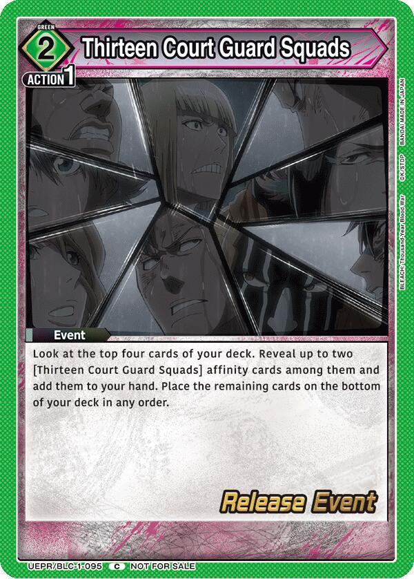 Thirteen Court Guard Squads (UEPR/BLC-1-095) [UE01BT: BLEACH: Thousand-Year Blood War Release Event Cards]