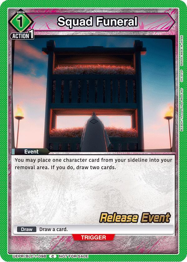 Squad Funeral (UEPR/BLC-1-098) [UE01BT: BLEACH: Thousand-Year Blood War Release Event Cards]