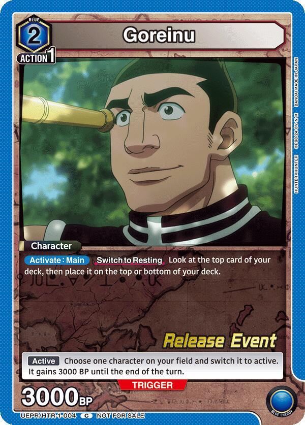 Goreinu (UEPR/HTR-1-004) [UE02BT: HUNTER X HUNTER Release Event Cards]