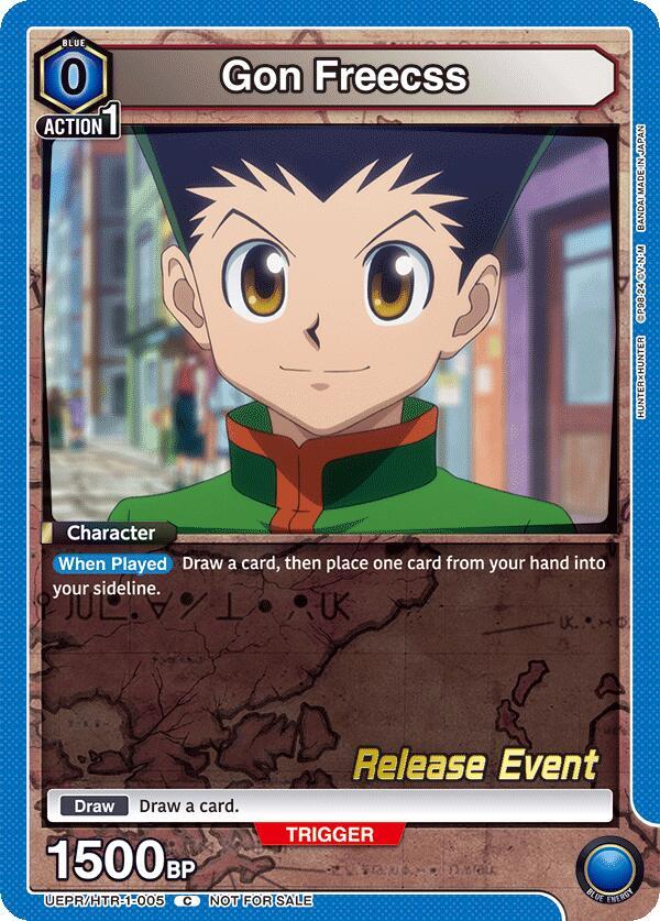 Gon Freecss (005) (UEPR/HTR-1-005) [UE02BT: HUNTER X HUNTER Release Event Cards]