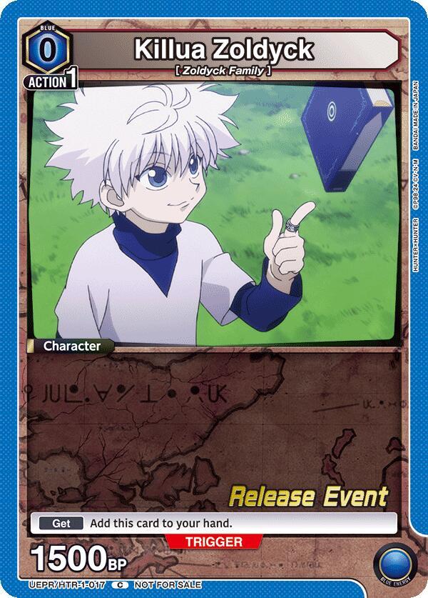 Killua Zoldyck (017) (UEPR/HTR-1-017) [UE02BT: HUNTER X HUNTER Release Event Cards]