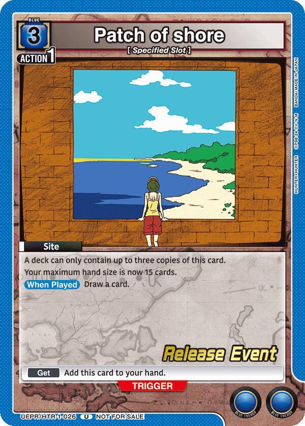 Patch of shore (UEPR/HTR-1-026) [UE02BT: HUNTER X HUNTER Release Event Cards]