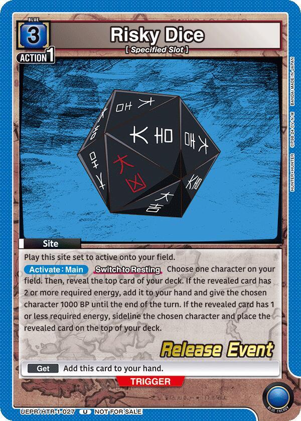 Risky Dice (027) (UEPR/HTR-1-027) [UE02BT: HUNTER X HUNTER Release Event Cards]