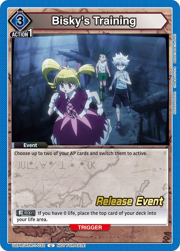 Bisky's Training (UEPR/HTR-1-032) [UE02BT: HUNTER X HUNTER Release Event Cards]