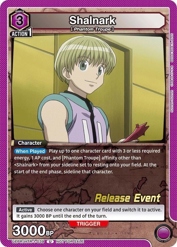 Shalnark (UEPR/HTR-1-039) [UE02BT: HUNTER X HUNTER Release Event Cards]
