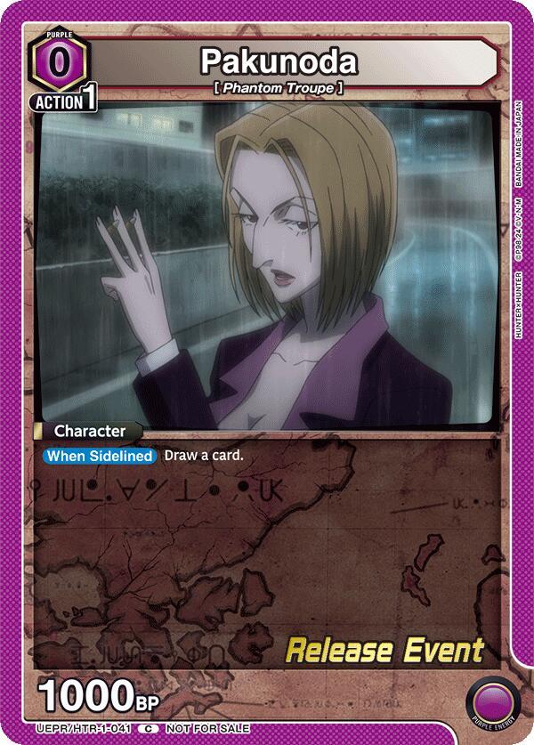 Pakunoda (UEPR/HTR-1-041) [UE02BT: HUNTER X HUNTER Release Event Cards]