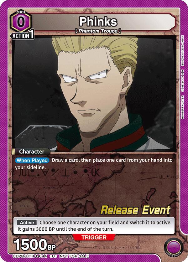 Phinks (UEPR/HTR-1-044) [UE02BT: HUNTER X HUNTER Release Event Cards]