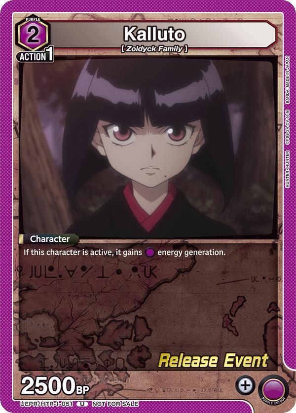 Kalluto (UEPR/HTR-1-051) [UE02BT: HUNTER X HUNTER Release Event Cards]