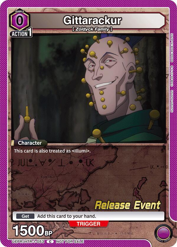 Gittarackur (UEPR/HTR-1-053) [UE02BT: HUNTER X HUNTER Release Event Cards]