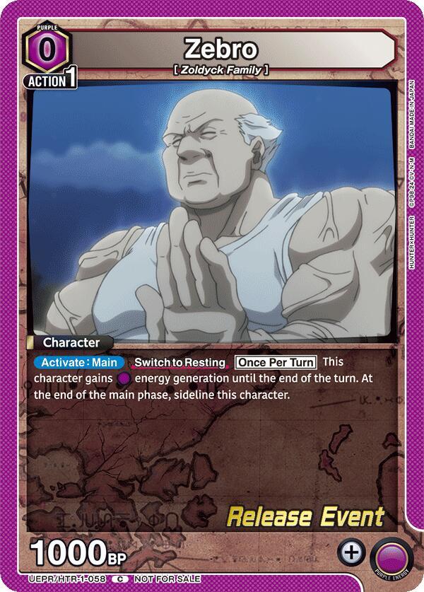 Zebro (UEPR/HTR-1-058) [UE02BT: HUNTER X HUNTER Release Event Cards]