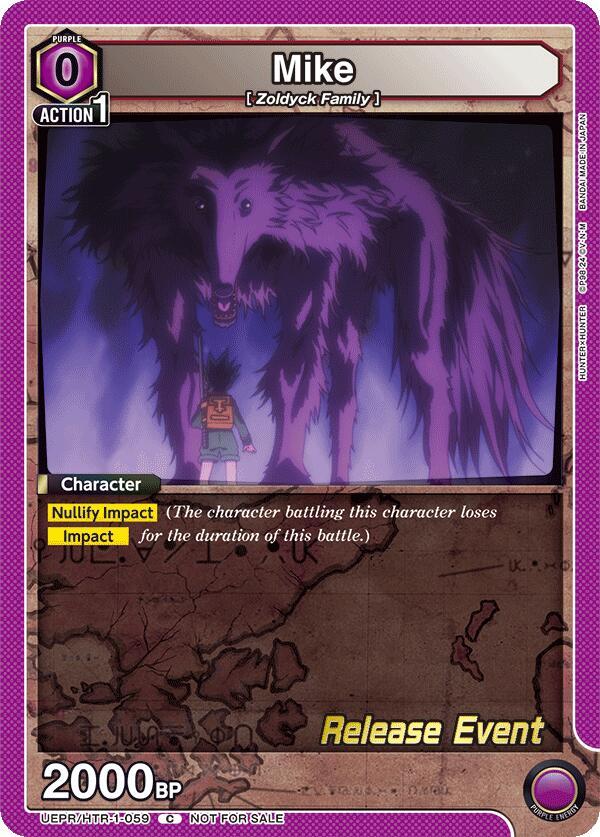 Mike (UEPR/HTR-1-059) [UE02BT: HUNTER X HUNTER Release Event Cards]
