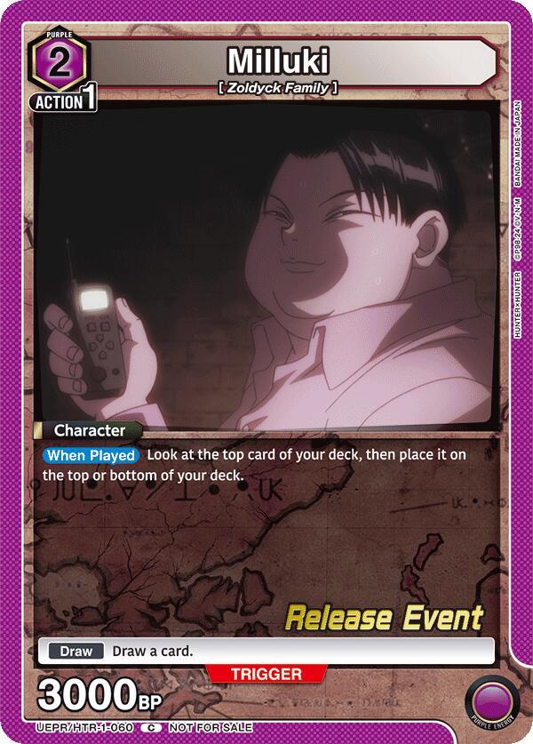 Milluki (UEPR/HTR-1-060) [UE02BT: HUNTER X HUNTER Release Event Cards]