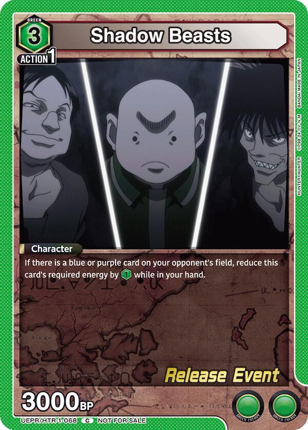 Shadow Beasts (UEPR/HTR-1-068) [UE02BT: HUNTER X HUNTER Release Event Cards]