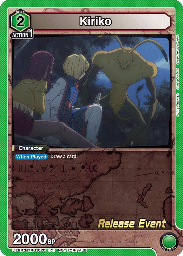 Kiriko (UEPR/HTR-1-070) [UE02BT: HUNTER X HUNTER Release Event Cards]
