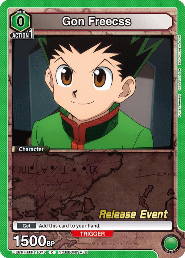 Gon Freecss (075) (UEPR/HTR-1-075) [UE02BT: HUNTER X HUNTER Release Event Cards]
