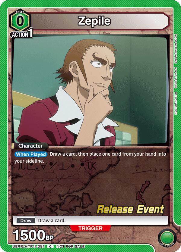 Zepile (UEPR/HTR-1-081) [UE02BT: HUNTER X HUNTER Release Event Cards]