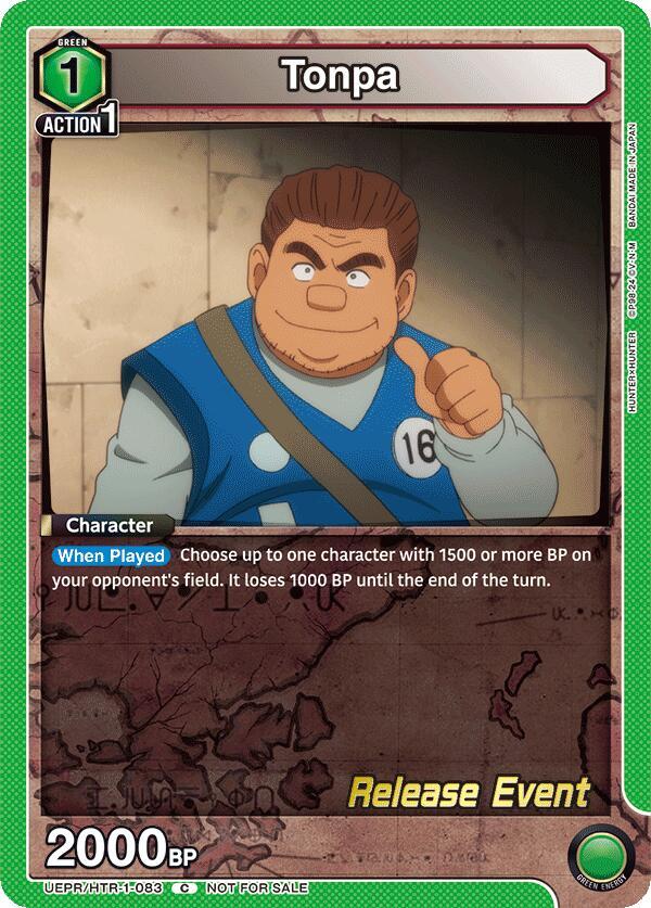Tonpa (UEPR/HTR-1-083) [UE02BT: HUNTER X HUNTER Release Event Cards]