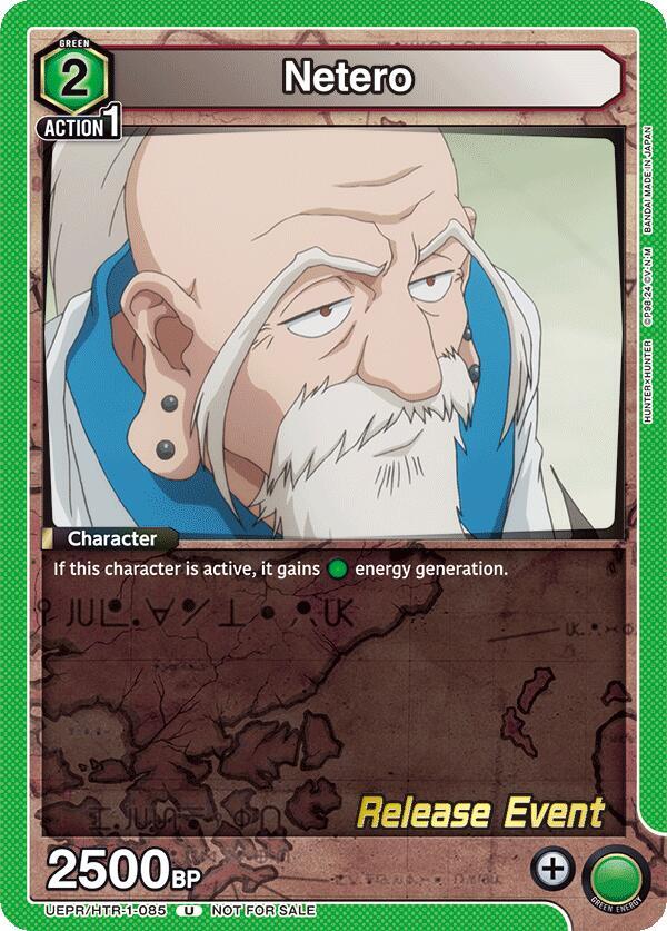 Netero (UEPR/HTR-1-085) [UE02BT: HUNTER X HUNTER Release Event Cards]