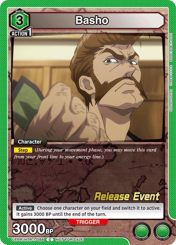 Basho (UEPR/HTR-1-086) [UE02BT: HUNTER X HUNTER Release Event Cards]