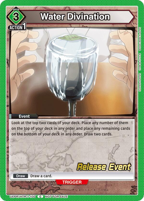 Water Divination (UEPR/HTR-1-100) [UE02BT: HUNTER X HUNTER Release Event Cards]