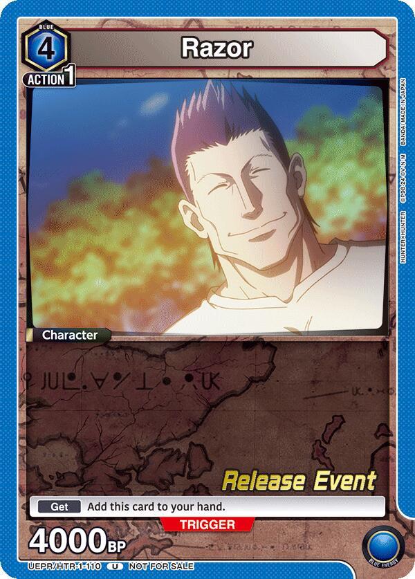 Razor (110) (UEPR/HTR-1-110) [UE02BT: HUNTER X HUNTER Release Event Cards]