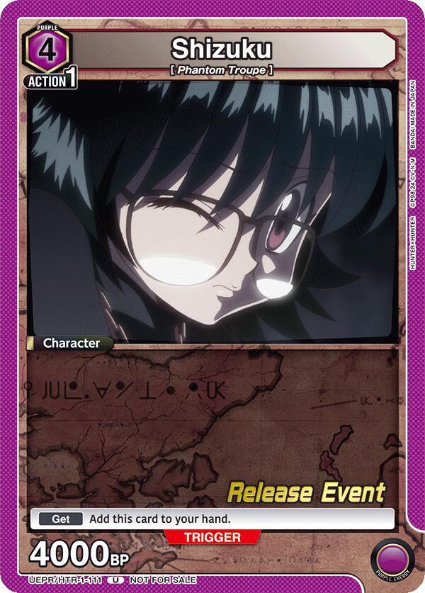 Shizuku (111) (UEPR/HTR-1-111) [UE02BT: HUNTER X HUNTER Release Event Cards]