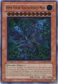 Hyper Psychic Blaster/Assault Mode [CRMS-EN020] Ultimate Rare