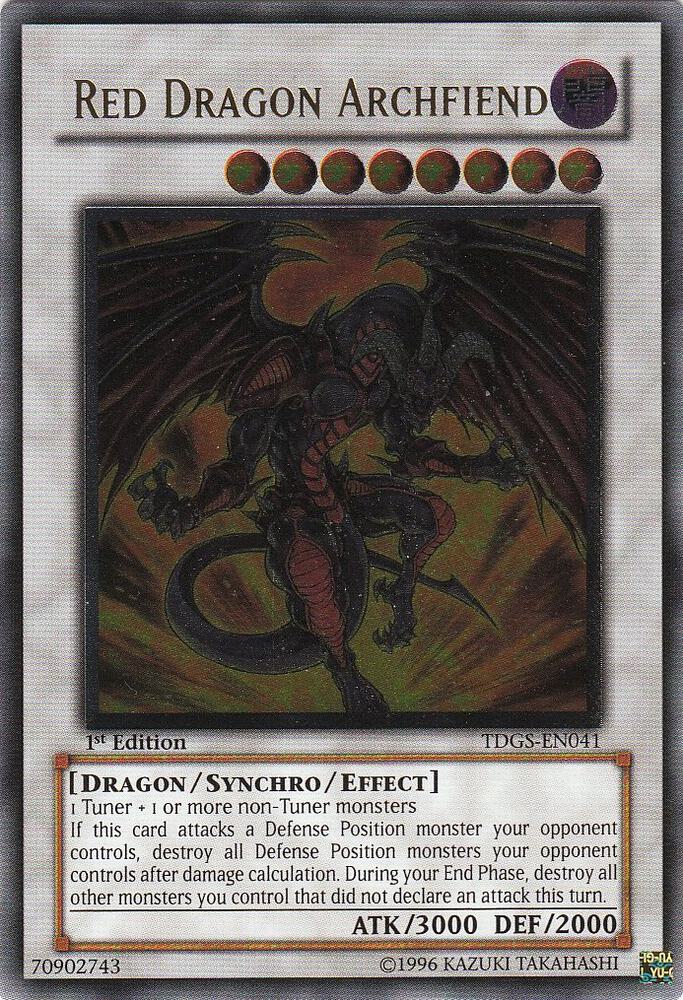 Red Dragon Archfiend [TDGS-EN041] Ultimate Rare