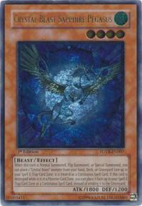 Crystal Beast Sapphire Pegasus [FOTB-EN007] Ultimate Rare